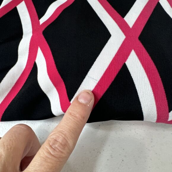 Easywear Chico Cardigan 3 Hot Pink Black Preppy Core Work - Picture 10 of 11